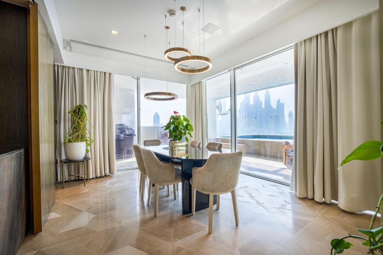 Five Palm Luxury Penthouse Full Marina View & Private Pool Hotel Dubaj Kültér fotó