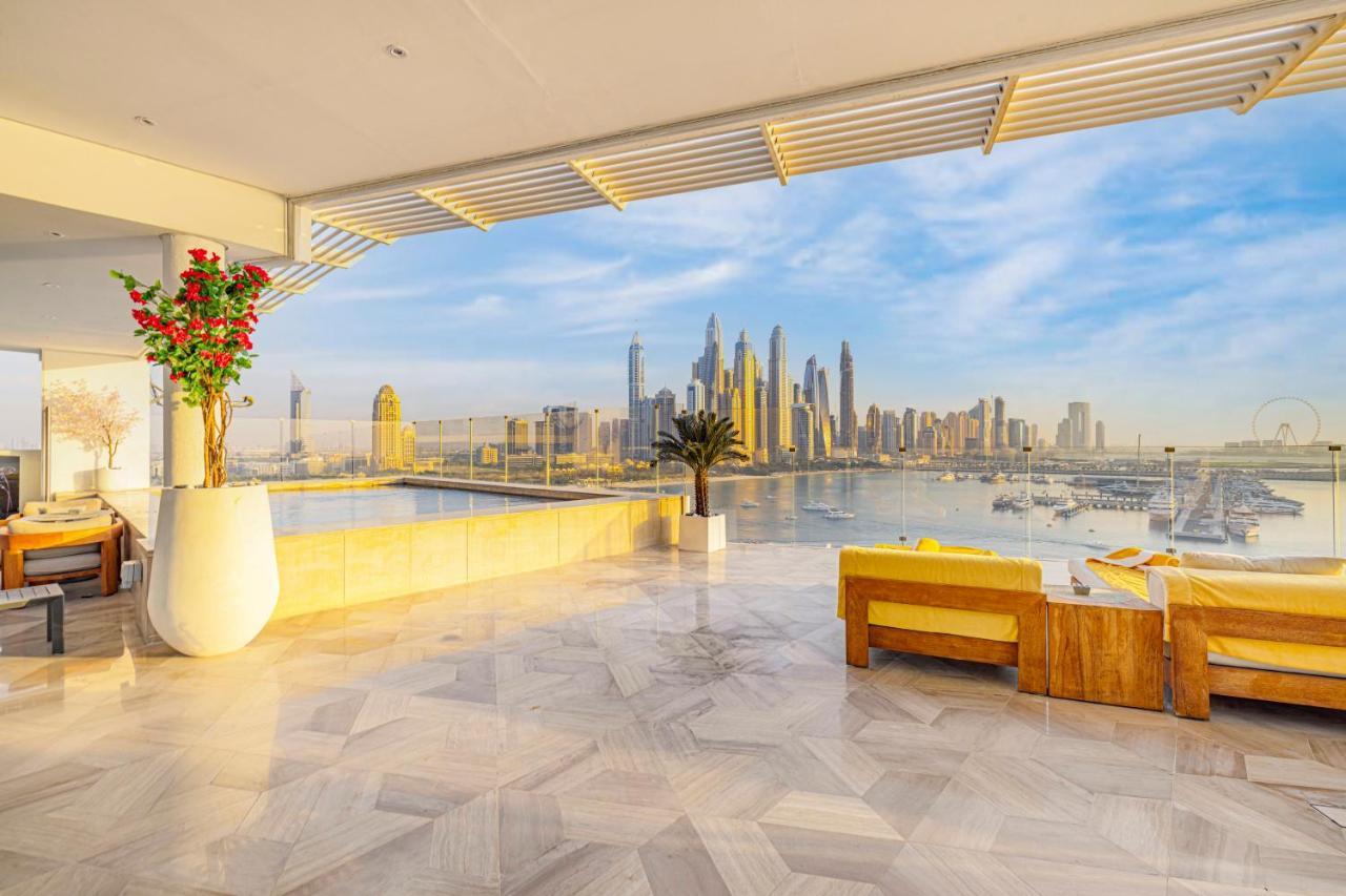 Five Palm Luxury Penthouse Full Marina View & Private Pool Hotel Dubaj Kültér fotó