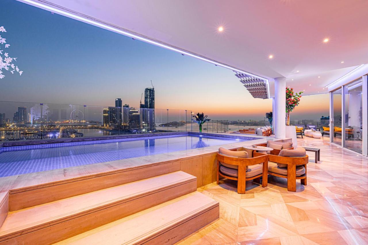 Five Palm Luxury Penthouse Full Marina View & Private Pool Hotel Dubaj Kültér fotó