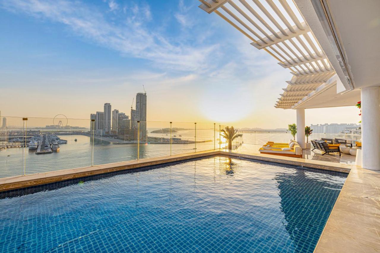 Five Palm Luxury Penthouse Full Marina View & Private Pool Hotel Dubaj Kültér fotó