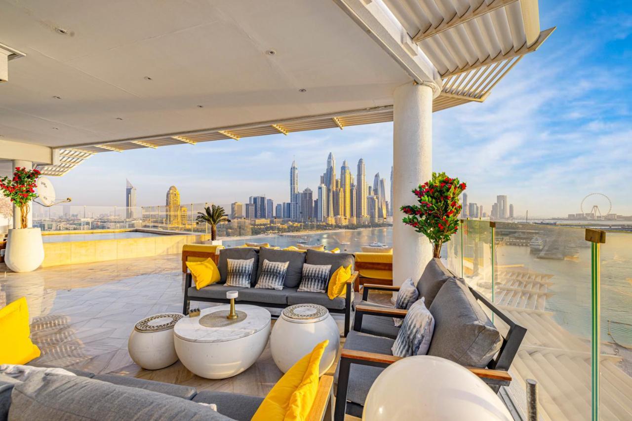 Five Palm Luxury Penthouse Full Marina View & Private Pool Hotel Dubaj Kültér fotó