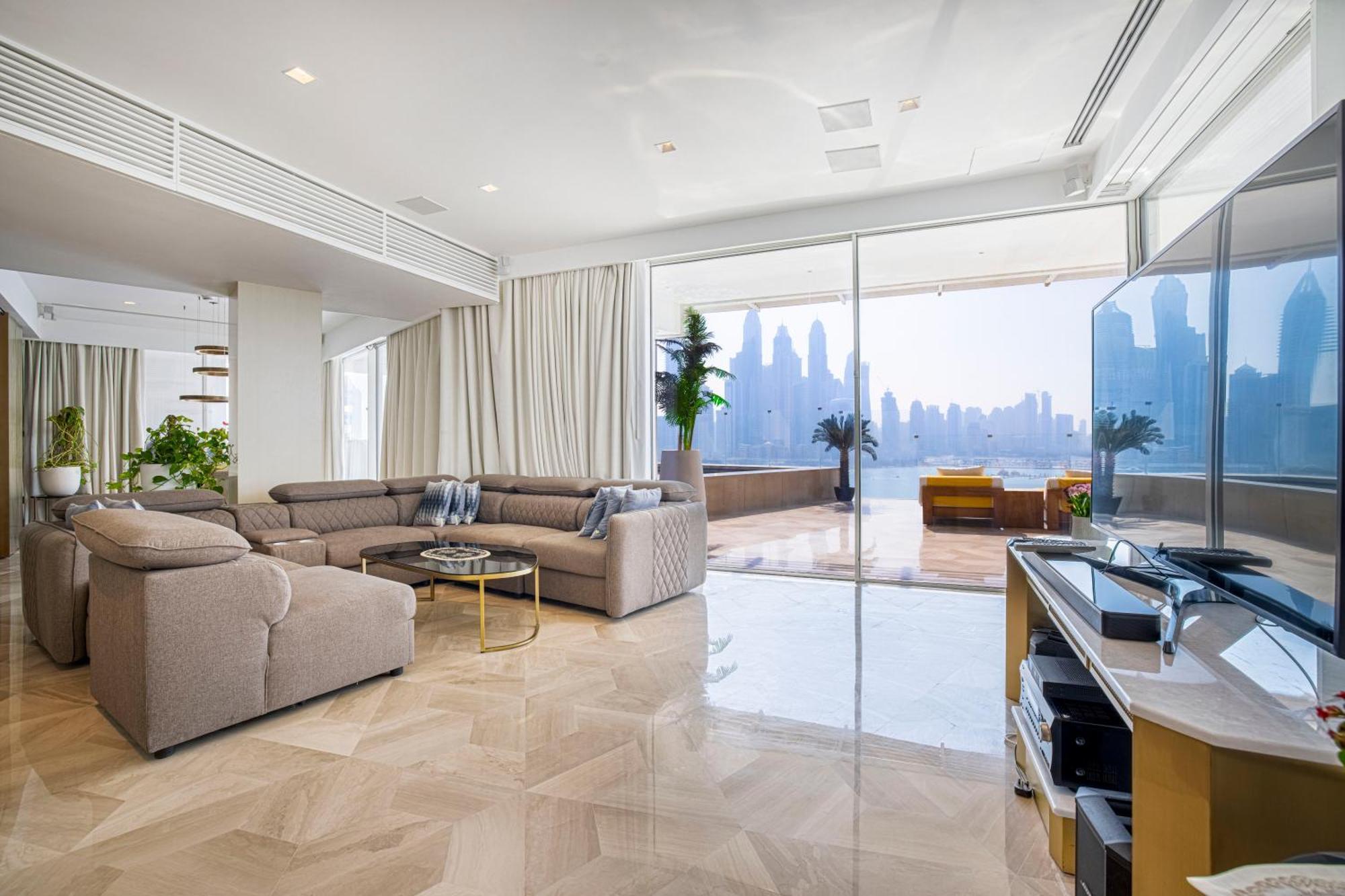 Five Palm Luxury Penthouse Full Marina View & Private Pool Hotel Dubaj Kültér fotó