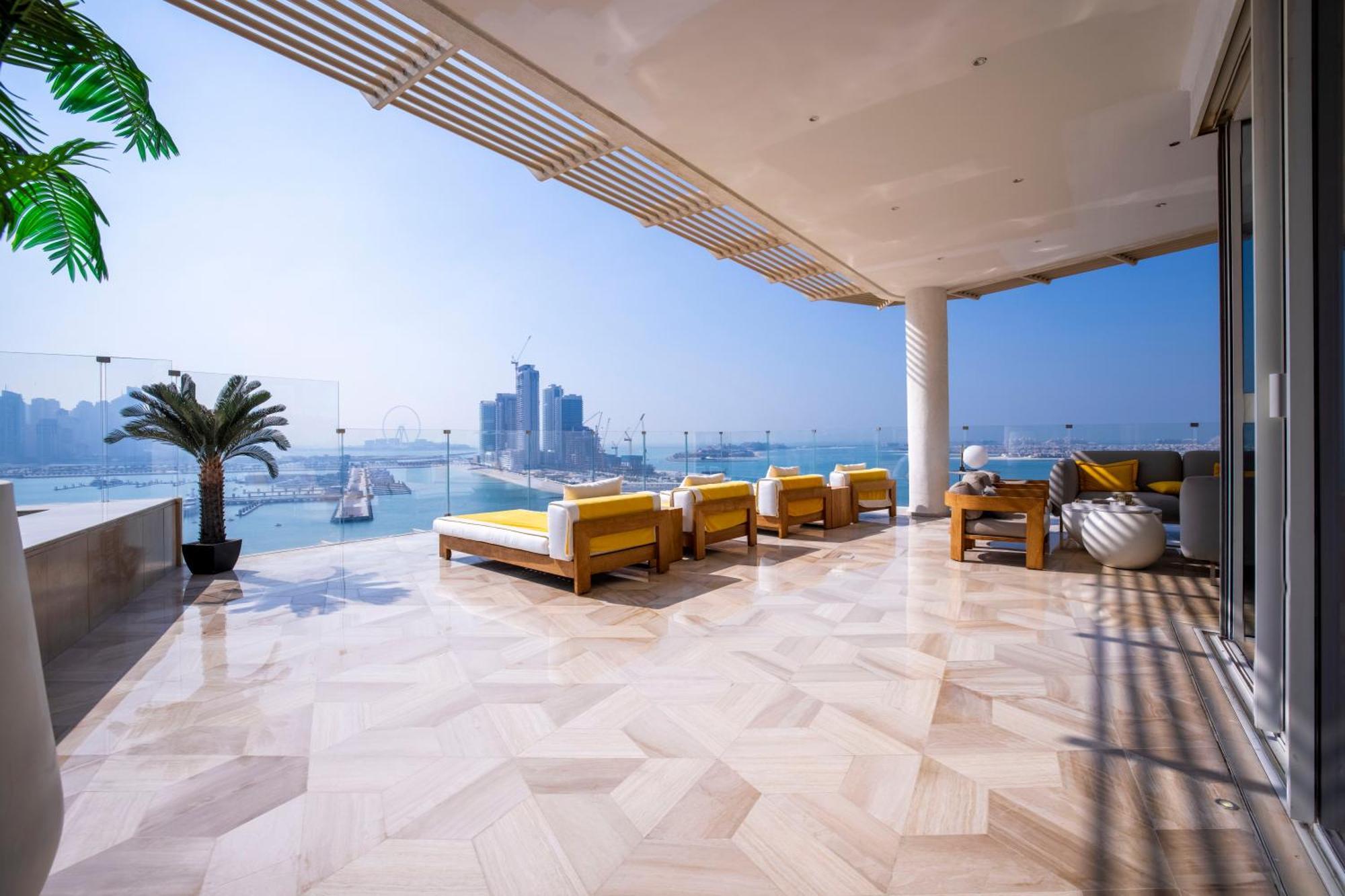 Five Palm Luxury Penthouse Full Marina View & Private Pool Hotel Dubaj Kültér fotó
